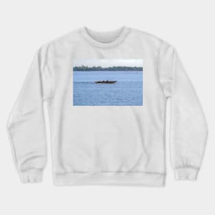 Fishing Boat, Boracay Island, Philippines Crewneck Sweatshirt